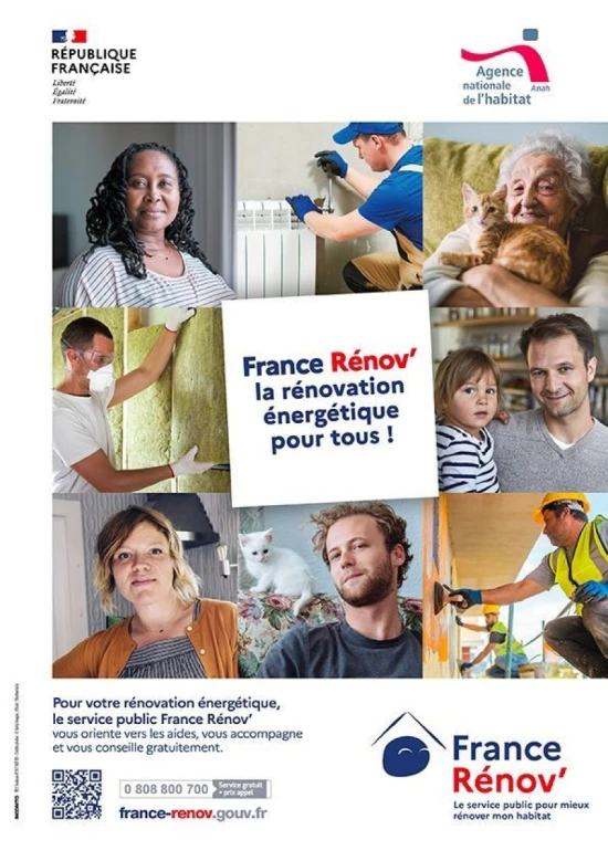 Affiche Espace Conseil France Rénov'