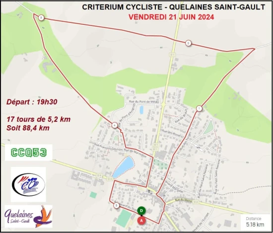 Parcours du critérium