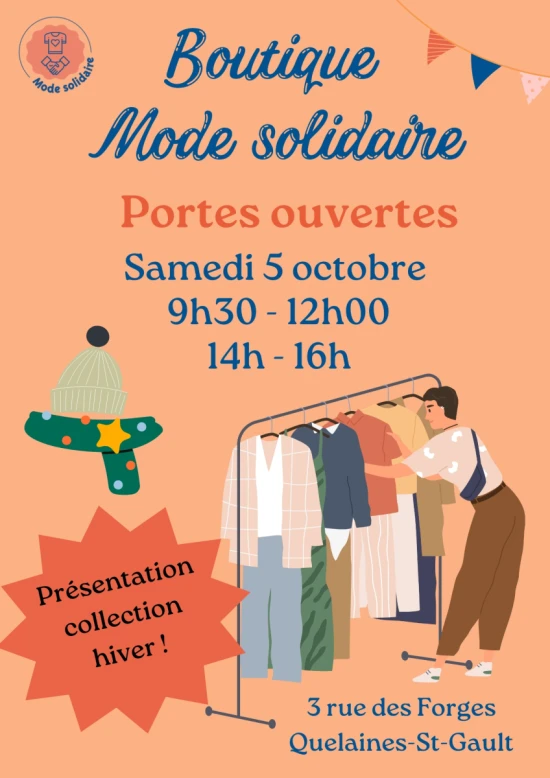 PO boutique mode solidaire Quelaines St Gault